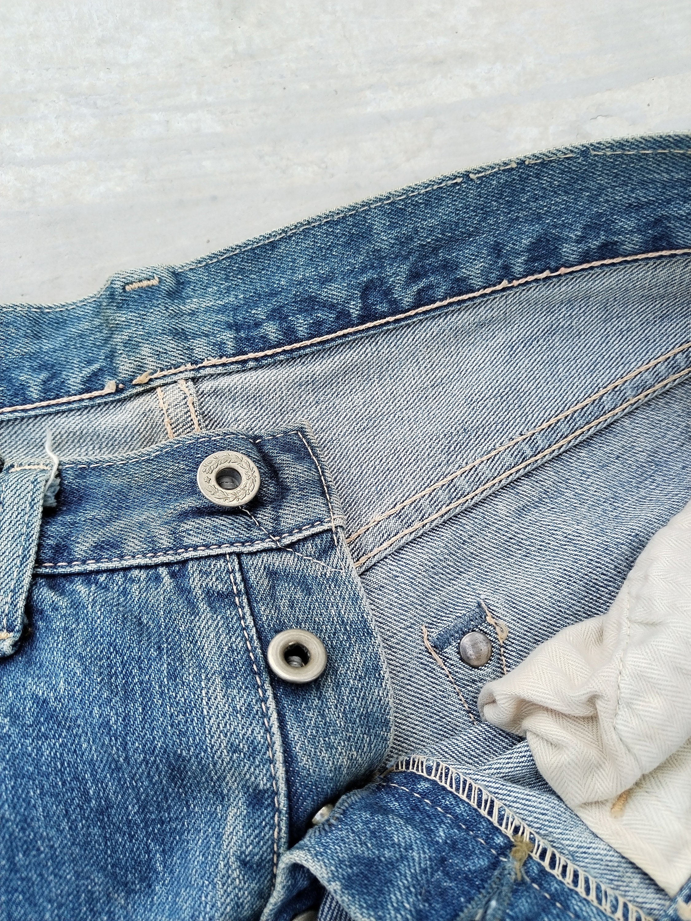 リーバイス 501 LVC 1944 W34 W34 Levis LVC 501XX 1944 WW2 Japan Selvedge Denim - Etsy
