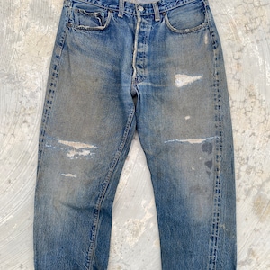 W33 Vintage 60/70s Levis 501 Big E Redline #6 Selvedge Jeans
