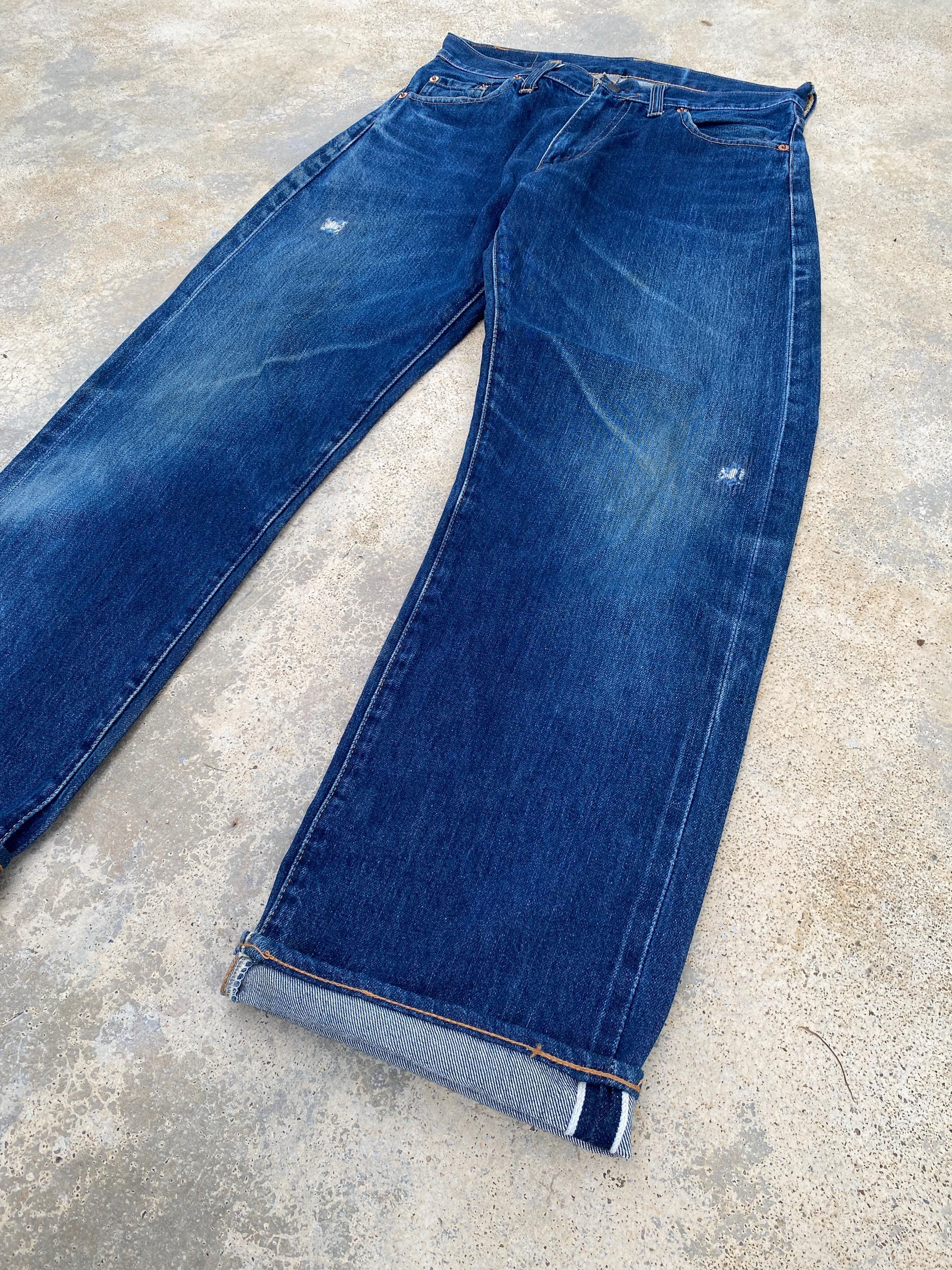 W30 90s Levis 551ZXX LVC USA Big E Selvedge Jeans - Etsy