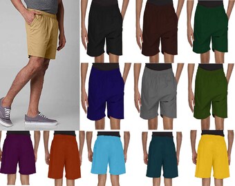 Men's Shorts Half Cotton Pant Capri Trousers Indian Casual Linen Shorts Beach Shorts Home Wear Night Wear Dress For Men Shorts Boys Pant