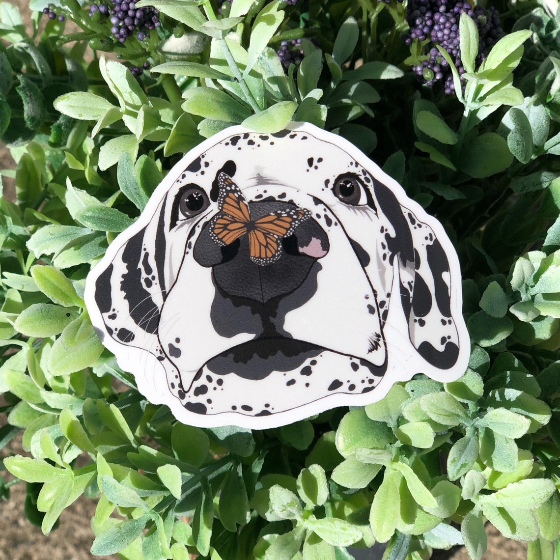 Dalmatian Dog Sticker Etsy