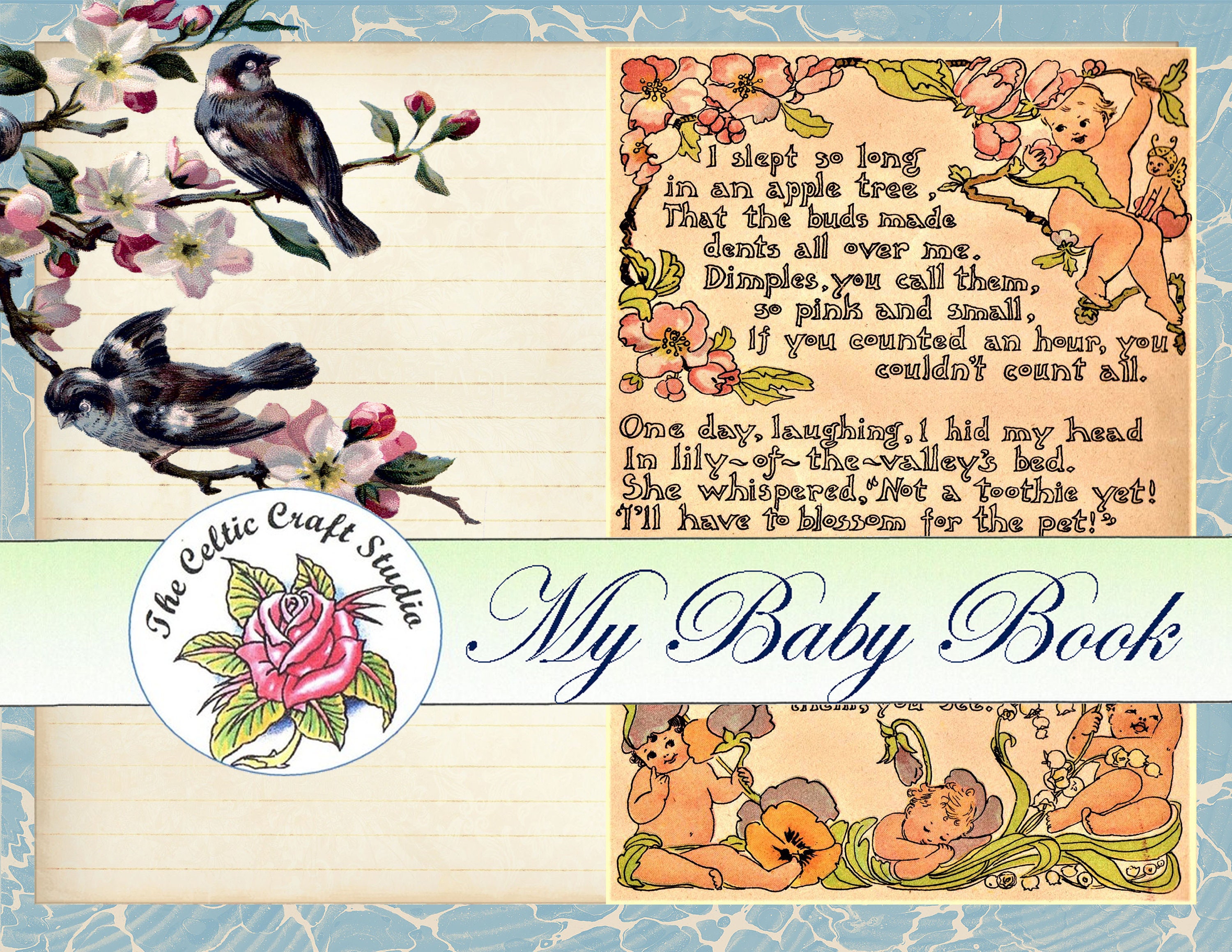 My Baby Book a Full Journal Kit Etsy