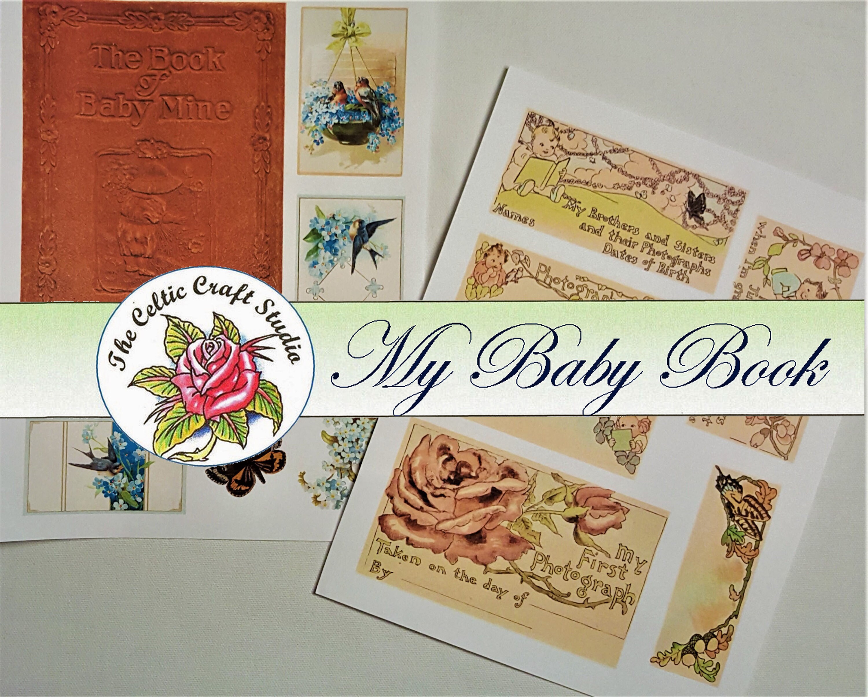 My Baby Book a Full Journal Kit Etsy