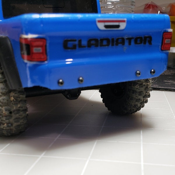 Rear Bumper Delete Kit fits SCX24 Gladiator