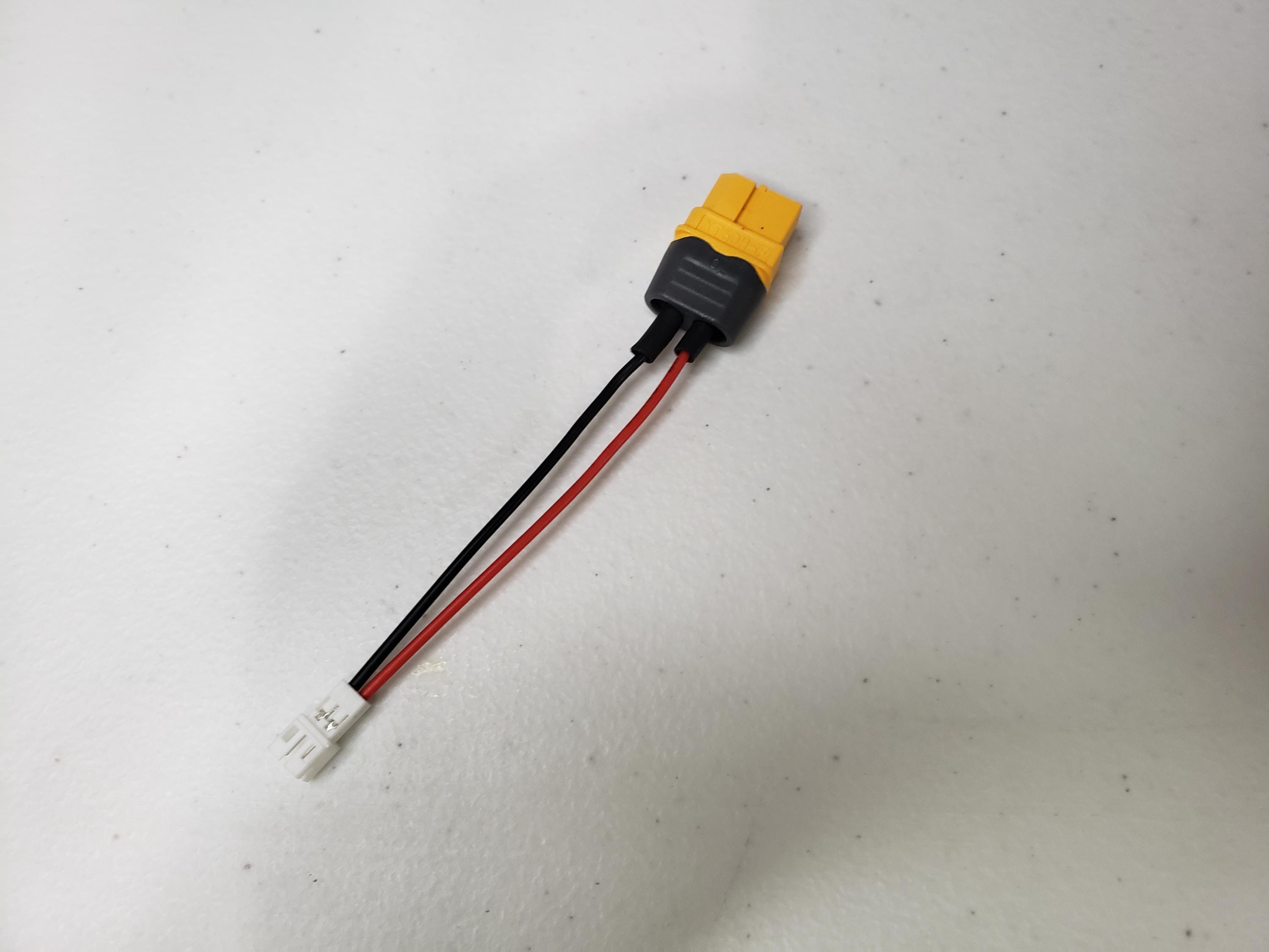 Lot de 5 câbles adaptateurs PH2.0 2P vers JST mâle à mâle Câble d'extension de batterie RC pour Axial SCX24 1/24 RC véhicule à chenilles