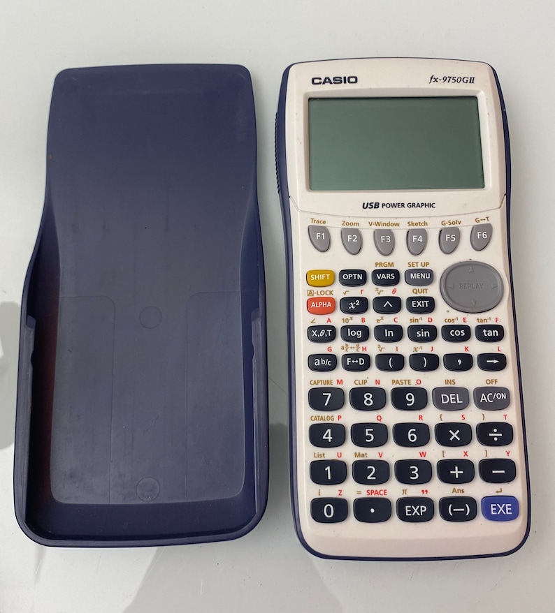 Casio fx-9750GII Graphing Calculator with icon based menu
