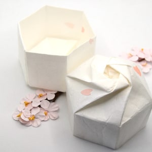 Boîte cadeau en papier origami fait main, décoration florale, Washi, cadeau de fête japonais délicat, réception de mariage, Noël, Saint-Valentin, fête des mères