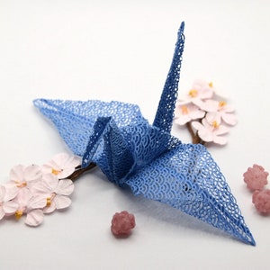 Kirie Origami Papier Snijden Kranen Orizuru Bruiloft Verjaardag Verjaardag Feestdecoratie Beterschap Kerstornament Zeldzame Soort Japan