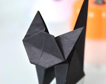 Kit Origami Chat/chien/dinosaure - 50 Feuilles Pré-découpées, 3D, Sans Ciseaux - Loisir Créatif