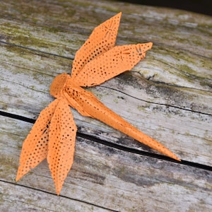Kirie Origami Scherenschnitt Libelle Tombo Hochzeit Geburtstag Jubiläum Party Dekoration Gute Besserung Wunsch Weihnachten Ornament Seltene Art Japan