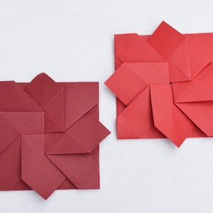 Handgeschnitten Hand gemacht Origami Tato Einzigartig Roter Umschlag Hochzeit Party Event Jubiläum Einladung Hülle Geschenkkarte Visitenkarte Bargeld Bargeld Matt