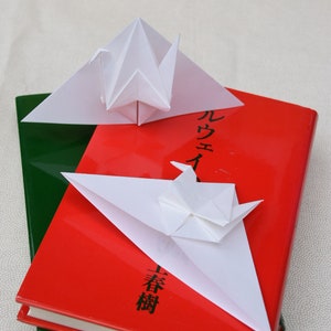 Origami Tant Papier Kraan Hoek Bladwijzers Naam Plaats Kaart Feestgunst Bruiloft Bruids Douche Verjaardag Papier Jubileum Kerst
