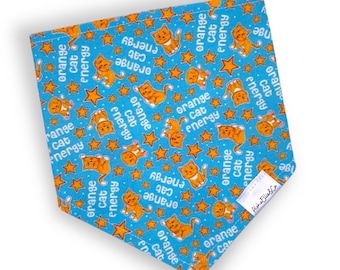 Orange Cat Energy Reversible Sassy Pet Bandana