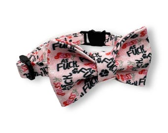 Sassy AF Cat Bow Tie & Matching Collar