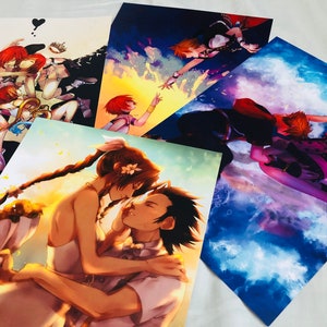 Kingdom Hearts & Final Fantasy Art Prints - SoKai, Kairi, Zerith