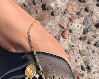 Transformer chain necklace and belt: Summer Beach accessories