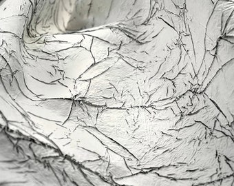 Zwart-witte jacquardstof, schetsstijl reliëf zwarte lijn getextureerde brokaatdamast voor kleding, jurk DIY-stof 45,2 inch breed