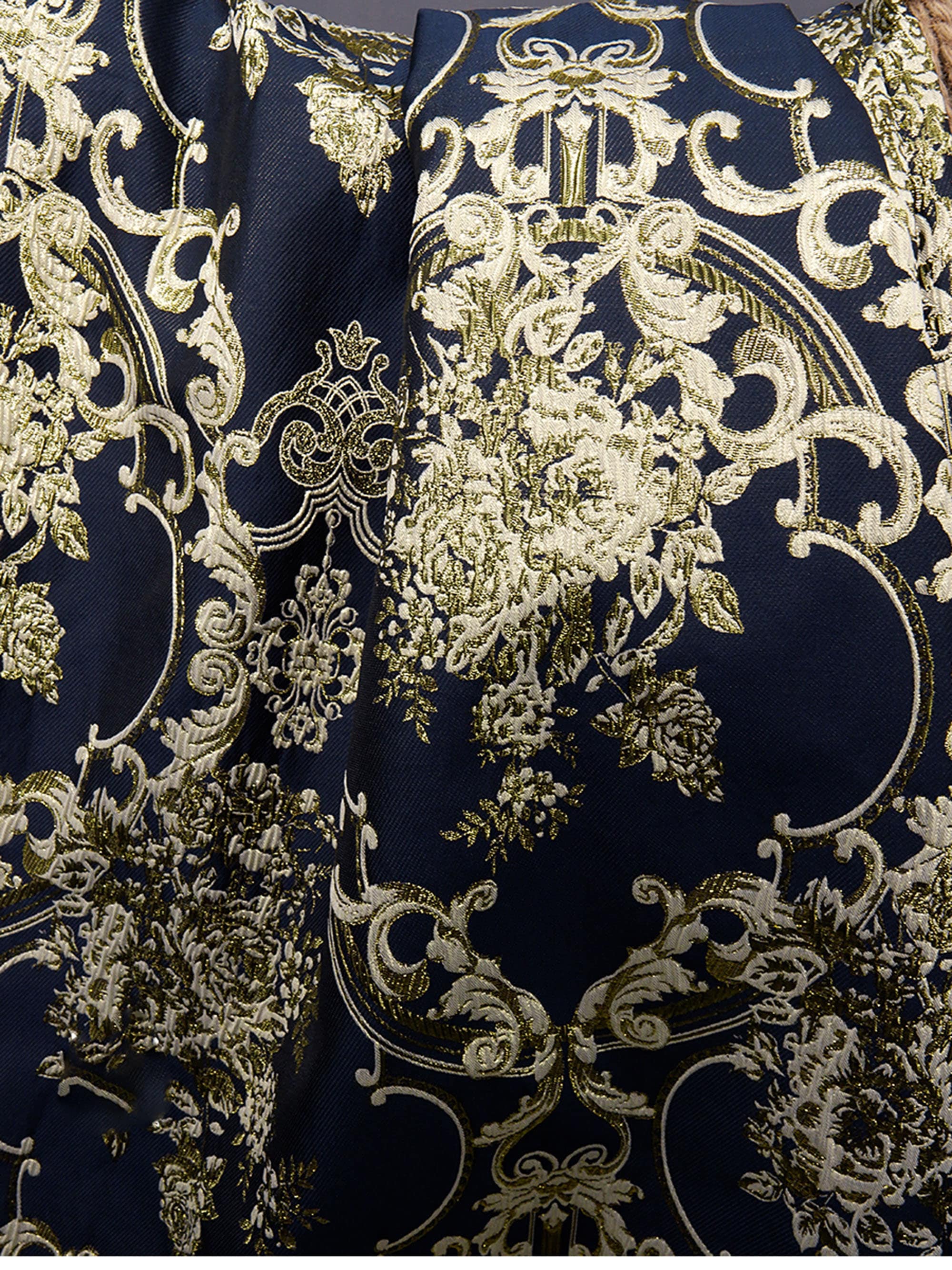 Cojín Telar De Cintura Brocado, Beige Con Puntos Azules – MX