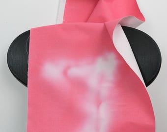 Pinky Heat Reactive Canvas Stoff, Pinky Wechsel zu Weiss, Thermochromic Stoff, Heat Sense of Color Stoff