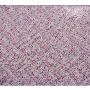 Pastel Violet Tweed Boucle Fabric, Lovely Woven Fabric, Dense Fabric For Suit Coat,Jacket 59inches Width