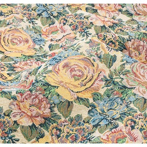Vintage Rose Jacquard Fabric, Floral Upholstery Fabric, Upholstery Fabric Damask  For Furnishing, Dress  DIY fabric 59 inches width