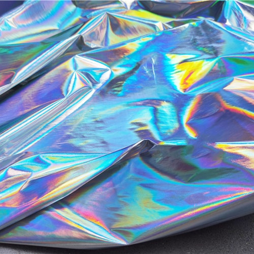 Fashion Symphony Holographic Fabric Laser Reflective - Etsy