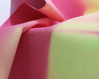 Thermochromic Fabric, Pink change to Yellow Fabric, Drill Fabric, Heat-reactive fabric, Heat Sense of Color Fabric