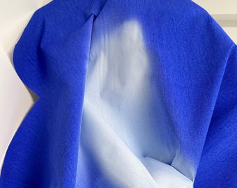 Canvas Thermochromic Fabric, Blue change to White Fabric, Heat-reactive fabric, Heat Sense of Color Fabric