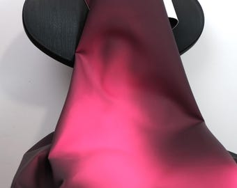 PU Thermochromic Fabric, Black Change to Bright Pink, Heat-reactive fabric, Heat Sense of Color Fabric 57" W