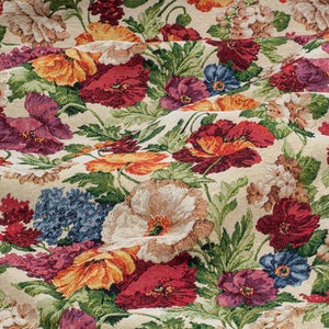 Vintage Flora Jacquard Stof, Bekleding Brokaat, Damaststof voor kleding DIY stof 57 inch breed