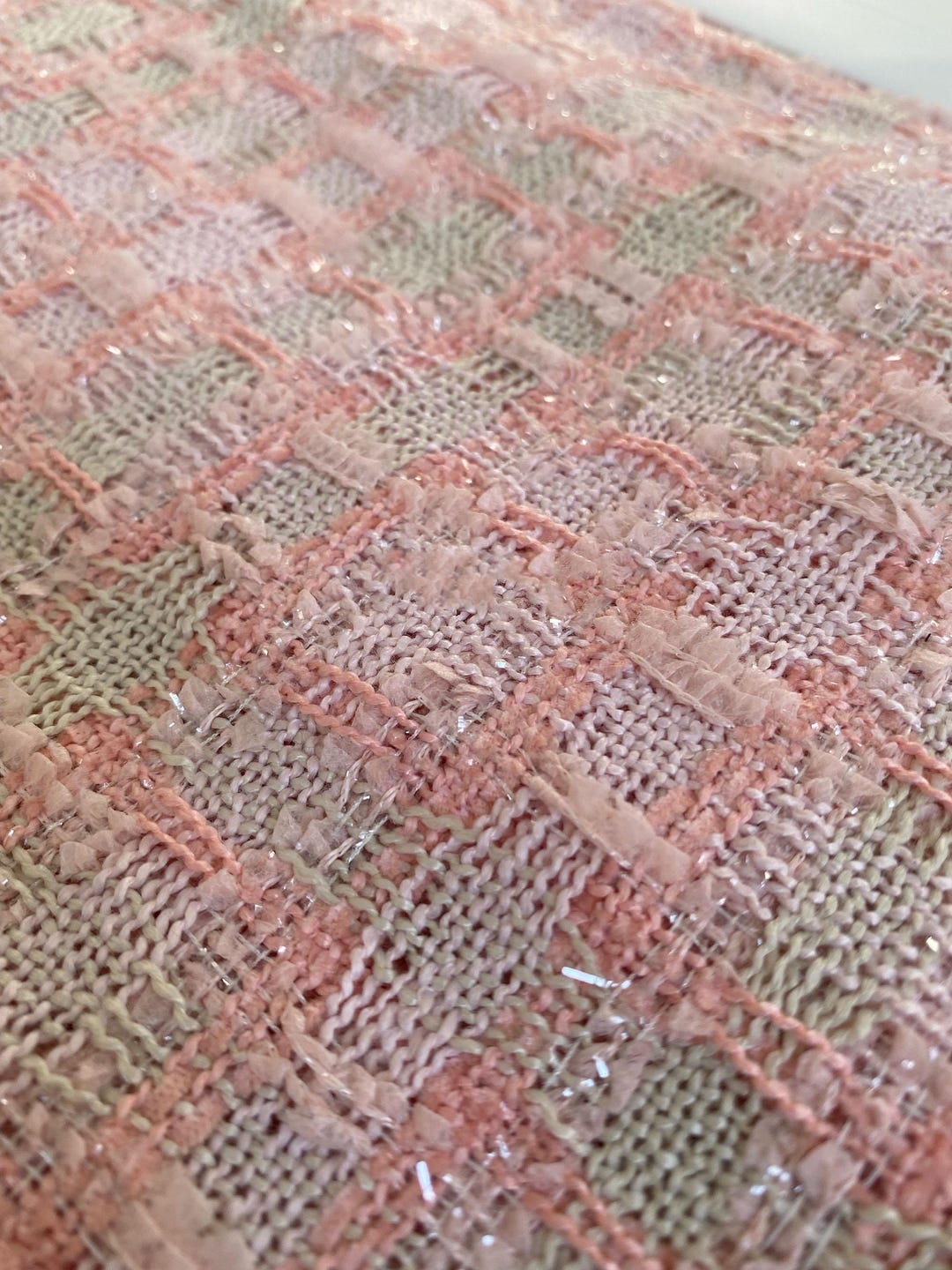 Light Pink Novelty Tweed