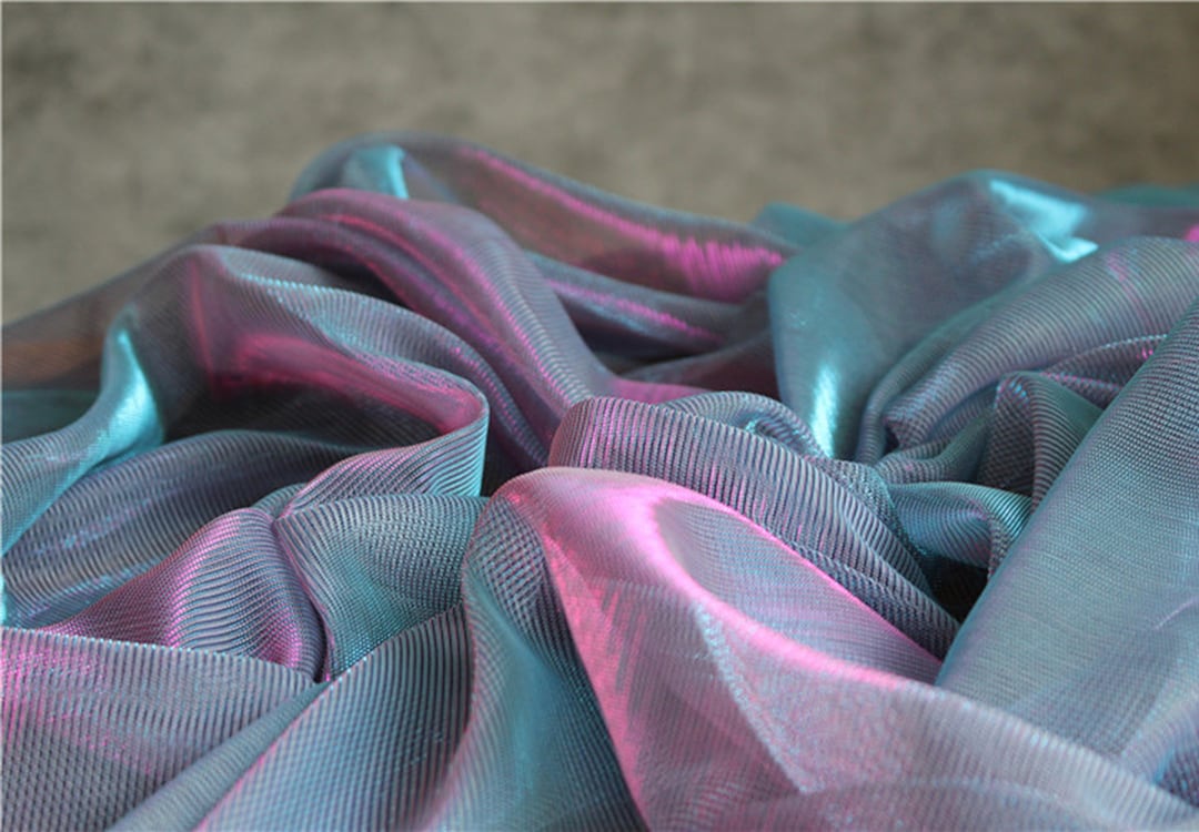 Reflective Holographic Fabric,fashion Polyester Symphony Laser Fabric