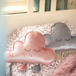 Golden Cloud Stuffed Handmade Pillow for Special Gift with Personalisation image 4