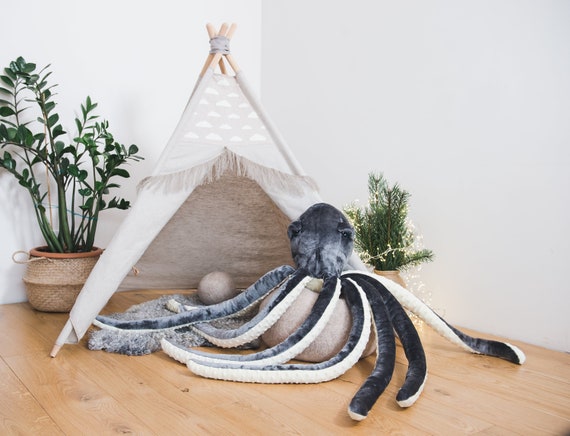 giant stuffed octopus