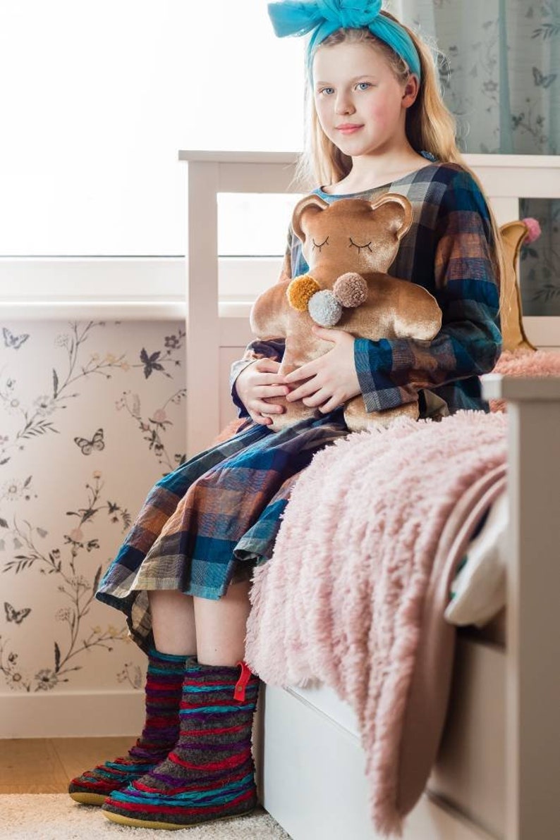 Teddy Bear Stuffed Animal for Kids Room Decor image 4