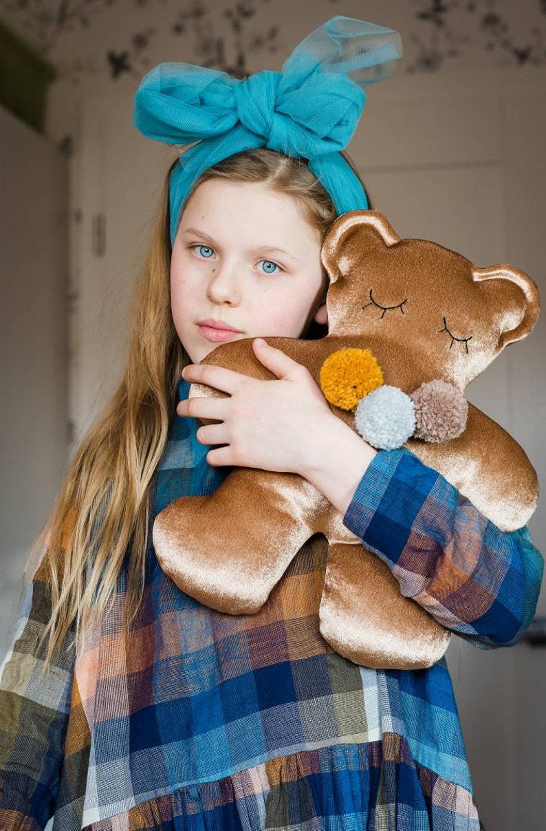 Teddy Bear Stuffed Animal for Kids Room Decor image 3