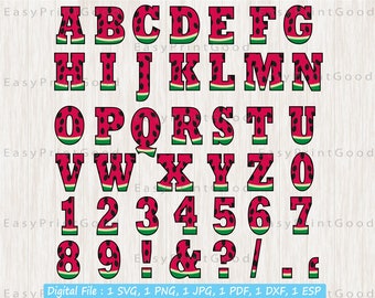 Download Fruit Letters Etsy