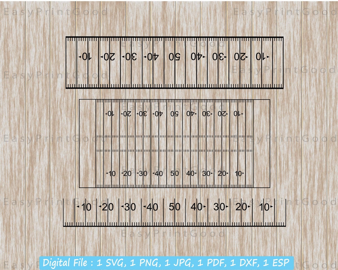 Yard Line American Football Field Svg Football Svg Yard Line Etsy Canada