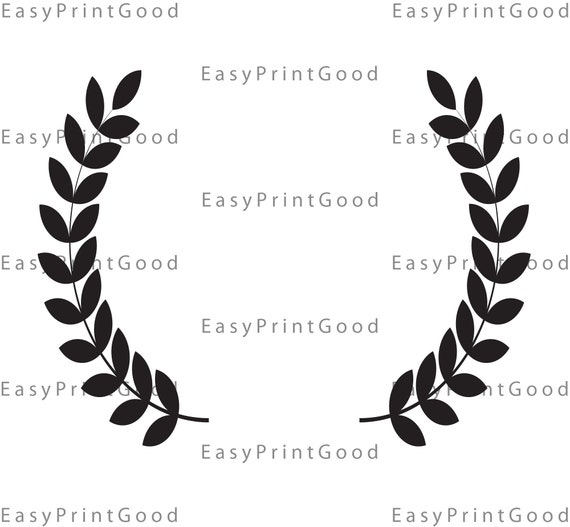 Download Laurel Svg Leaf Wreath Cutting File Laurel Wreath Silhouette Etsy