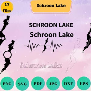 Schroon Lake SVG Bundle, Schroon Lake Umriss, Liebe, Clipart, Monogrammrahmen, Silhouette, Wort, Schroon Lake New York Karte, Cut Datei, Cricut