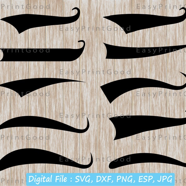 Swoosh Svg Font Tail Svg Text Tails Clipart Text Tails Monogram Svg Word Tails Svg Underline Svg Silhouette Cameo Swoosh Bundle svg Cricut