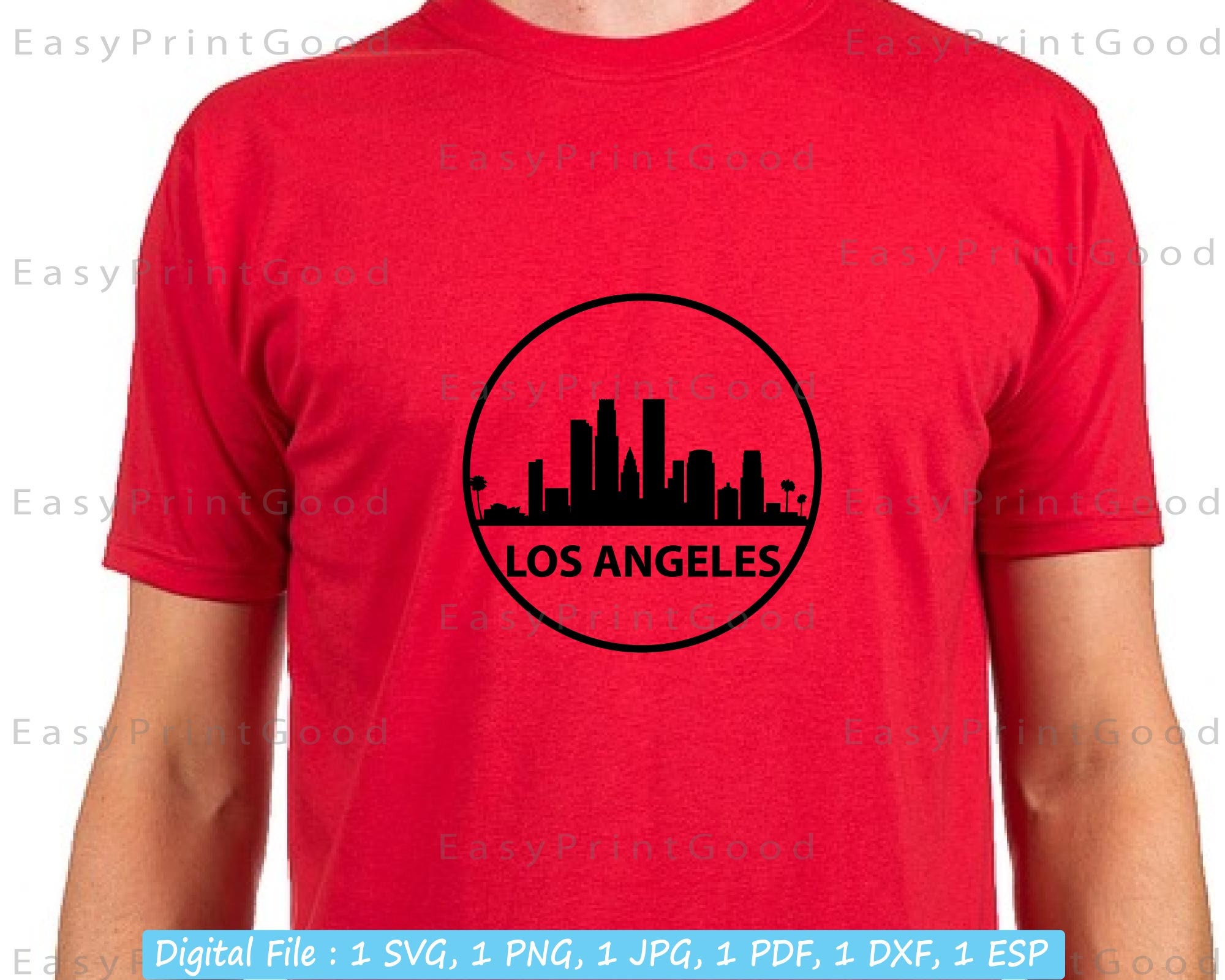 Los Angeles Frame Svg Bundle Los Angeles Svg California Etsy