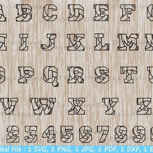 Volleybal Svg Volley Team Letters Lettertypen Svg Volley Team Alfabet Svg Volley Brief Verjaardagsfeestje Volley Alfabet en cijfers Cricut