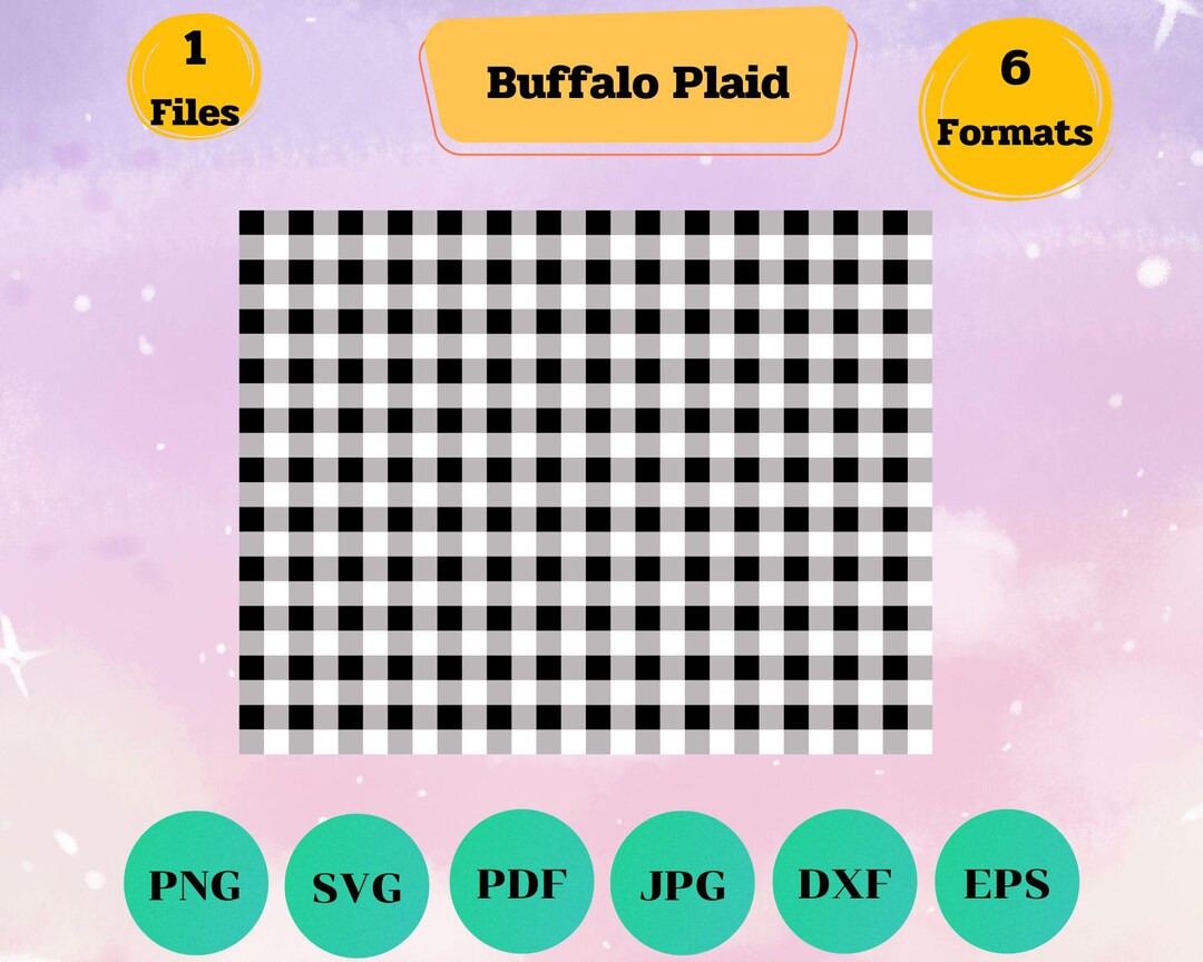 Buffalo Plaid Svg Pattern Svg Seamless Background Clipart Check Pattern ...