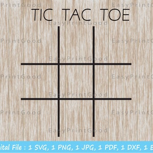 Tic Tac Toe Svg Tic Tac Toe Grid Svg. Vector Cut File for -  Norway