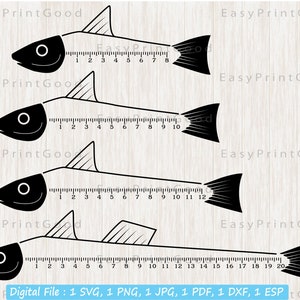 Fish Ruler Svg 