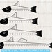 Fish Ruler Svg, Fisherman's Ruler, Fish Ruler Clipart, Fish Svg ...
