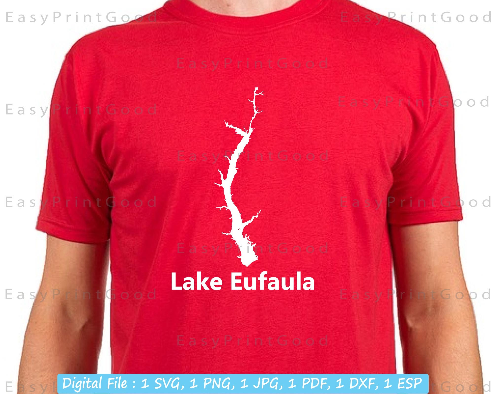 Lake Eufaula Svg Bundle Lake Eufaula Outline Love Clipart Etsy