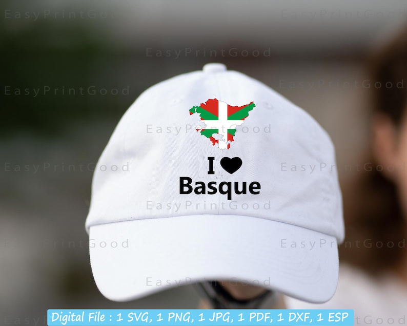 Basque Map SVG Bundle: Country Outline, Monogram Frame (digital ...