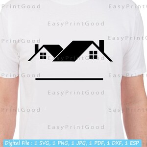 House Roof SVG Bundle: Realtor Real Estate Cut Files (digital Download ...